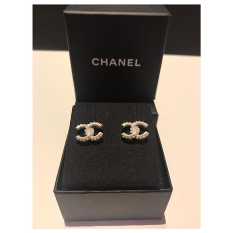 boucle d oreille chanel cc|boucles d'oreilles chanel.